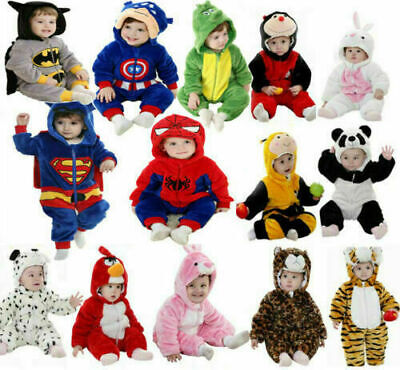 New Soft Baby Newborn Toddler Boy Girl Animal Romper Outfit Costume Fancy Dress