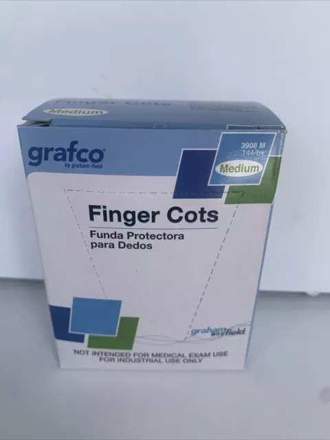 GRAFCO 3908M Latex Finger Cots - Medium (144/Box)