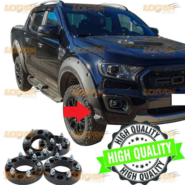 FORD RANGER WHEEL Arch Park Assit Wheel Spacers Hubcentric 30mm 2019-23 ...