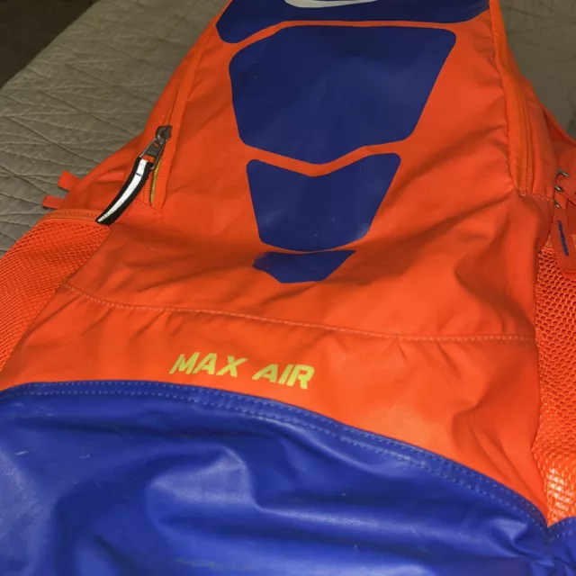 Nike Max Air Vapor Backpack Bookbag Orange Blue Volt 2