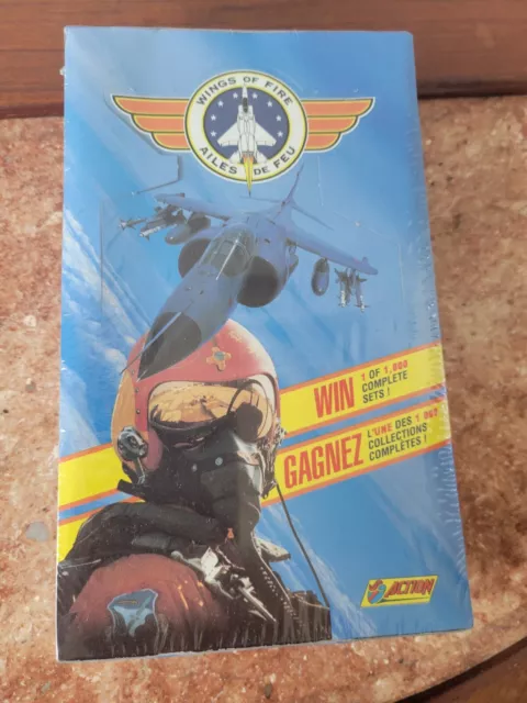 1992 Panini - Wings Of Fire - Sealed Box Of 36 Packs - 1St Edition