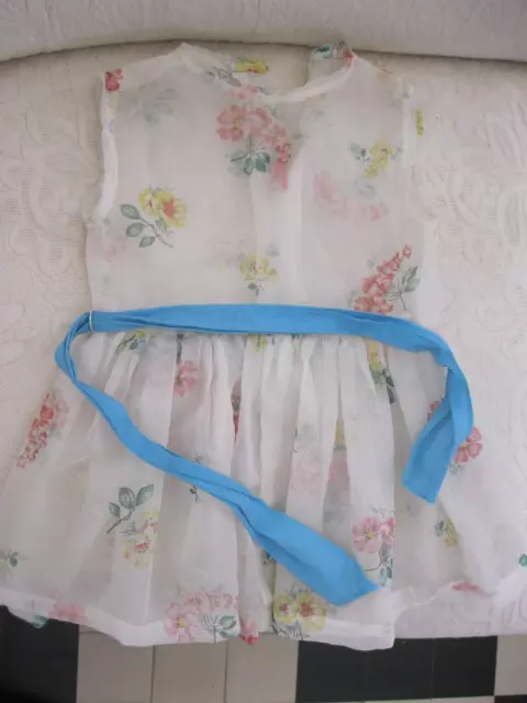 Robe D'été Pour Poupée Ancienne (Ou Autre) De 37 Cm A 43 Cm