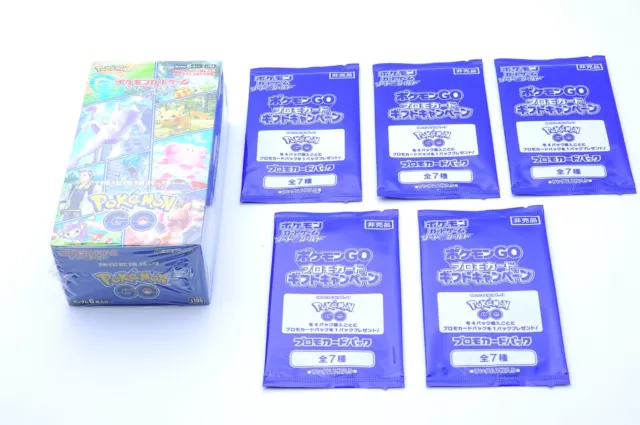 Pokemon Card Game Sword Shield Booster Box Pokemon Go s10b Japanese 5 promo pack