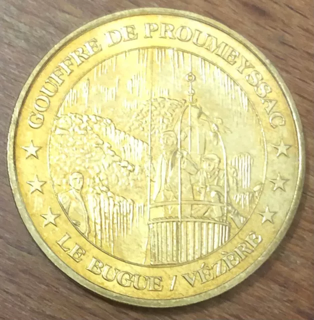 Mdp 2009 Gouffre Proumeyssac Médaille Monnaie De Paris Jeton Medals Coins Tokens