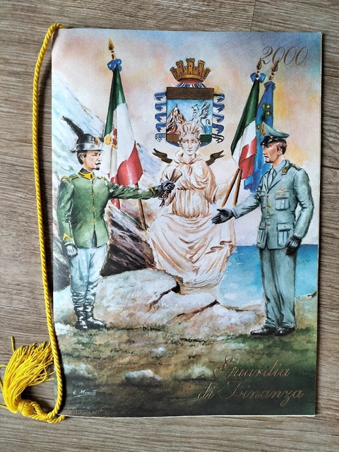 Calendario Storico Guardia di Finanza 2000
