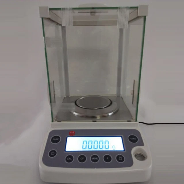 LAB ANALYTICAL BALANCE Digital Precision Electronic Scale 120g*0.0001g ...