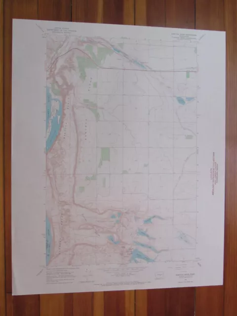 Babcock Ridge Washington 1968 Original Vintage USGS Topo Map