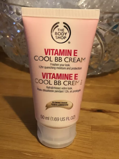 THE BODY SHOP VITAMINA E COOL BB CREMA TONO BRILLANTE 50 ml NUEVO RARO DESCONTINUADO