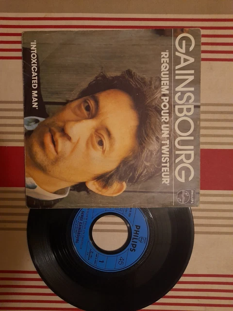Serge GAINSBOURG / Requiem pour un twister - Intoxicated man (1980) 7" rare