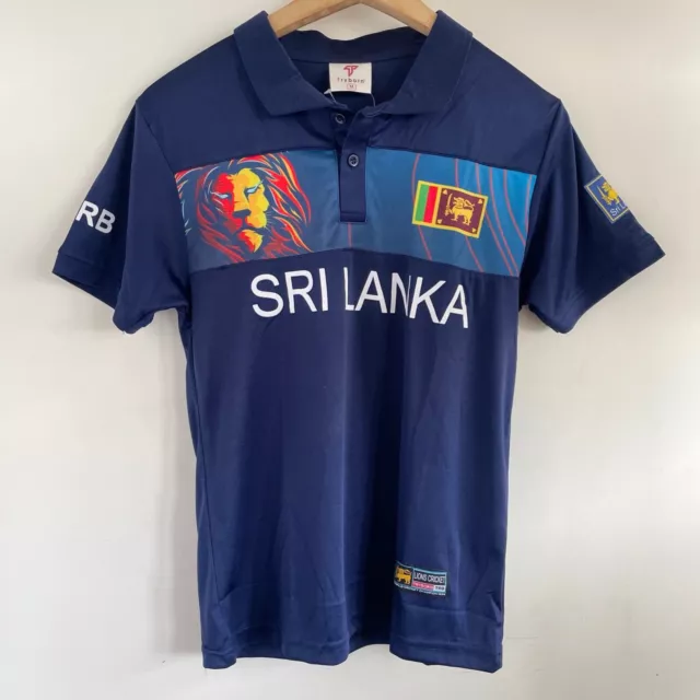 Sri Lanka Cricket Shirt | Size Youth M | Lions Cricket Tryborn Navy