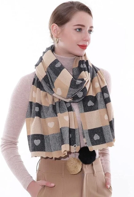 Châle Pashmina Femme Fait Main - Doux Comme Du Cachemire - 200x70 Cm - Cadeau élégant - Multicolores