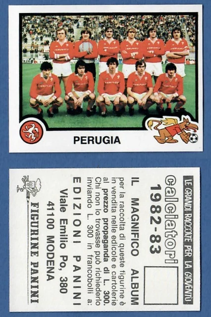 Italie, Coqs / VIERCHOWOD-N.308-FIGURINA Collection Panini Carte 1982