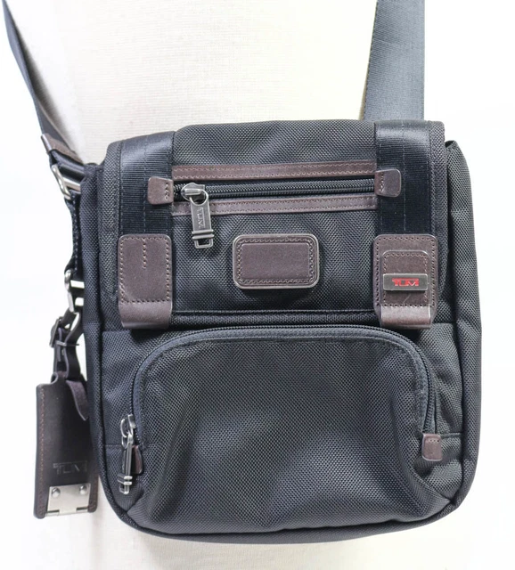 Tumi Alpha Bravo Barstow Ballistic Black Crossbody Bag 22306HKH