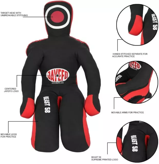 Bjj Grappling Dummy Submission Mma Wrestling Punching Bag Karate Boxing