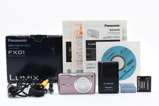 Panasonic DMC-FX01 ピンク 付属品あり Panasonic LUMIX DMC-FX01 ピンク 付属品付 - メルカリ