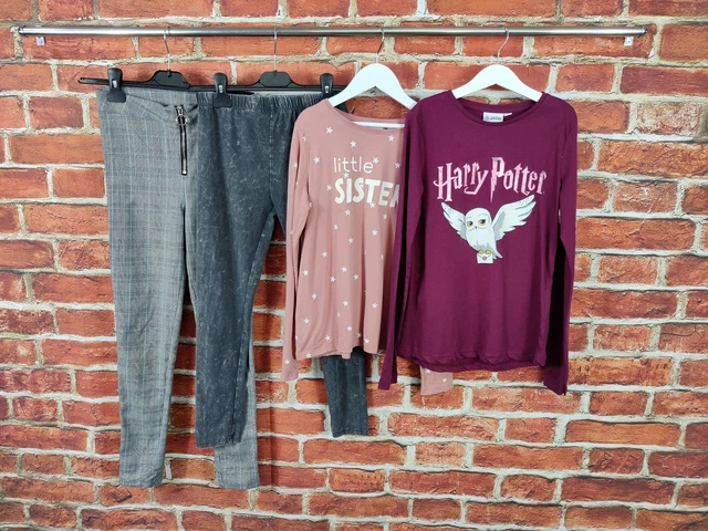 Pacchetto Ragazze Età 11-12 Anni Next H&M Pantaloni Leggings Maniche Lunghe 152Cm