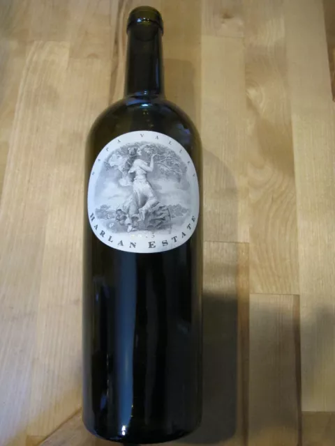 2013 Harlan Estate Napa Valley Red Wine / No Cork / Empty Wine Bottle / Oakville