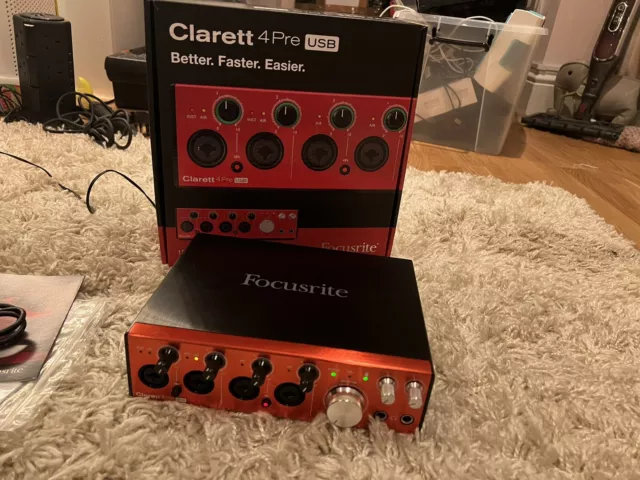 Focusrite Clarett 4Pre USB Audio Interface