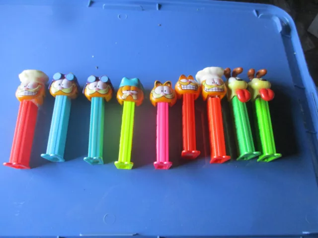 Garfield Et Ses Amis Lot De 9 Pez Distributeur Bonbon