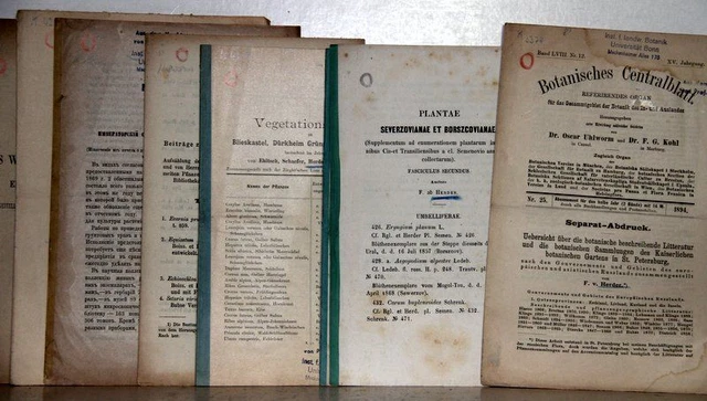 10 Publications And Sonderabdrucken Mostly Smaller Scope From Various J