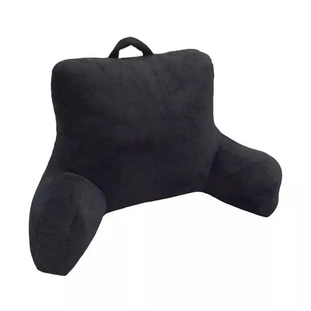 Plush Backrest Pillow Bed Cushion Support Reading Back Rest Arms Chair Lounger