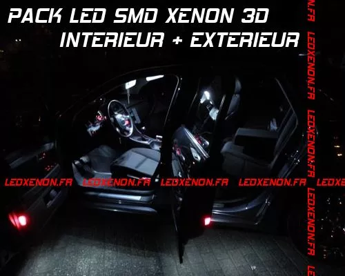 15 Ampoule Led Smd Xenon Opel Corsa D 07/2006-11/2010 Pack Tuning Kit Complet