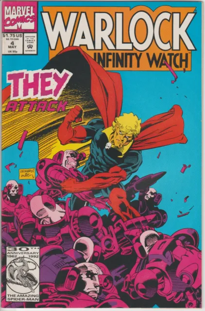 Warlock And The Infinity Watch # 4  Marvel Comic 1992 Modern Age