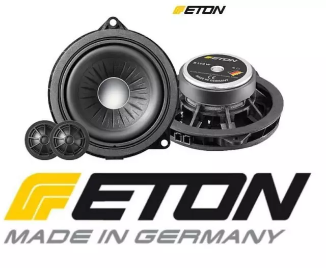 Eton B100W 10 CM 2-Wege Compo Haut-Parleur Kit pour BMW 1er F20 5-door - Porte