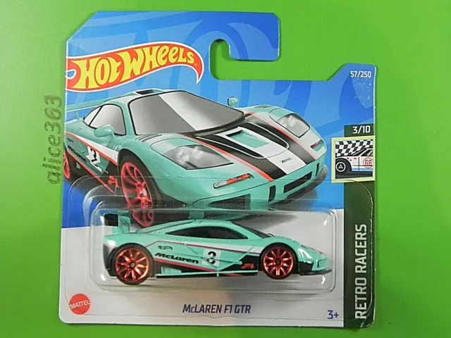 HOT WHEELS 2022 - McLAREN F1 GTR - Retro Racers - 57 - nuevo en embalaje original