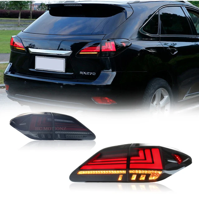 LED TAIL LIGHTS For Lexus RX350 RX450h F 20092015 Smoked Rear Lamps
