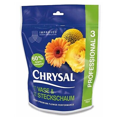 Chrysal Transparente Professional 3 Búcaro & Espuma Floral 2KG