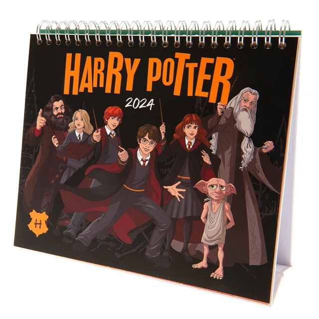 HARRY POTTER DESKTOP Calendar 2024 Official Merchandise Gift Idea