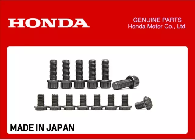 Genuine Honda Flywheel Bolts + Clutch Cover Bolts K20A K20Z Ep3 Fn2 Dc5 Fd2 Rsx