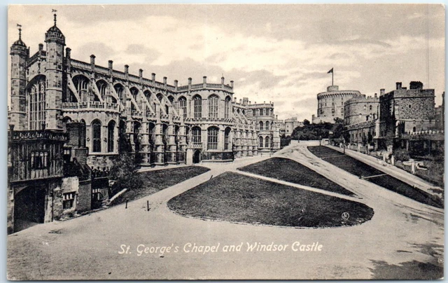 POSTCARD - ST. George's Chapel and Windsor Castle - Windsor, England ...