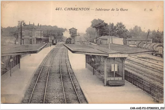 CAR-AAEP11-94-1038 - CHARENTON - interieur de la gare - Train