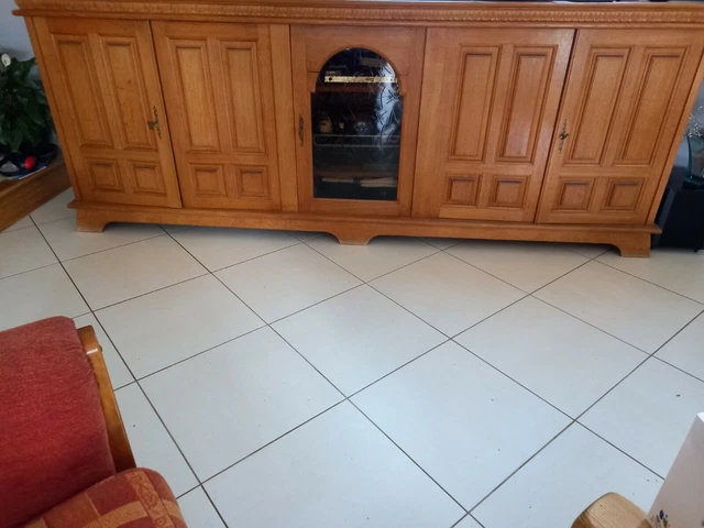 Buffet Bas 2 Portes Chêne Tressé Lupin - La Redoute Intérieurs