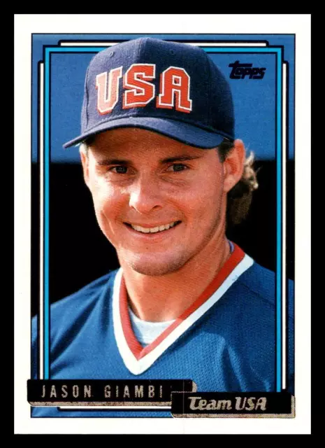 1992 Topps Traded Gold Jason Giambi #40T