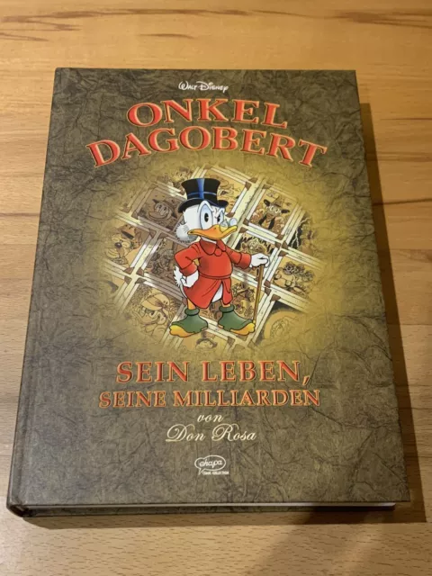 Onkel Dagobert Sein Leben, Seine Milliarden Don Rosa HC 1. Auflage Extra Widmung