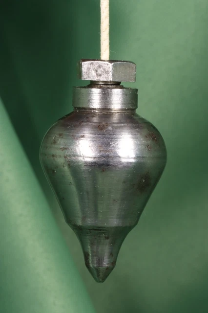 Plomada perico acero. Cono. S.XX Plumb bob. Perico steel. Cone. 20th century.