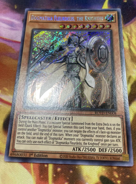 Yugioh Dogmatika Fleurdelis,The Knighted ROTD-EN008 Secret Rare 1st Edition Plus