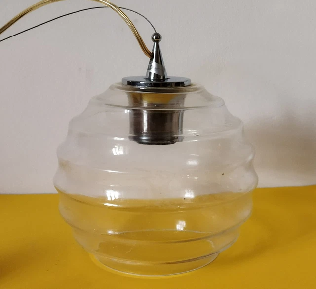 🍀 FABBIAN lampada a sospensione vintage con contrappeso