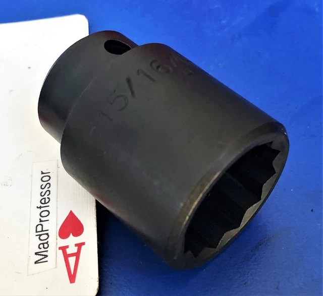 MAC Tools USA 1/2" drive SAE 15/16" Shallow 12-point Impact Socket wrench NEW