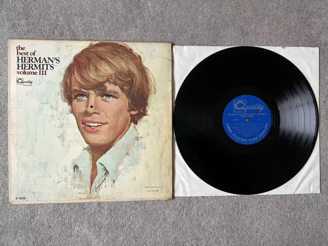 Herman's Hermits - The Best Of Vol III (CA Vinyl LP, 1967) 1st Press, Mono, VG+