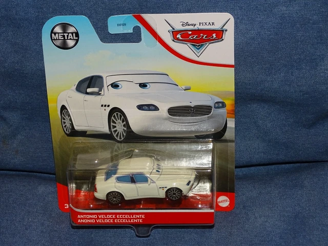 Rare Voiture Disney Pixar Cars Antonio Veloce Eccellente Serie Metal 2021
