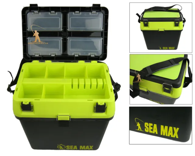 SEA FISHING SEAT Box. Tackle & Rig Box RODDARCH SEA MAX Genuine