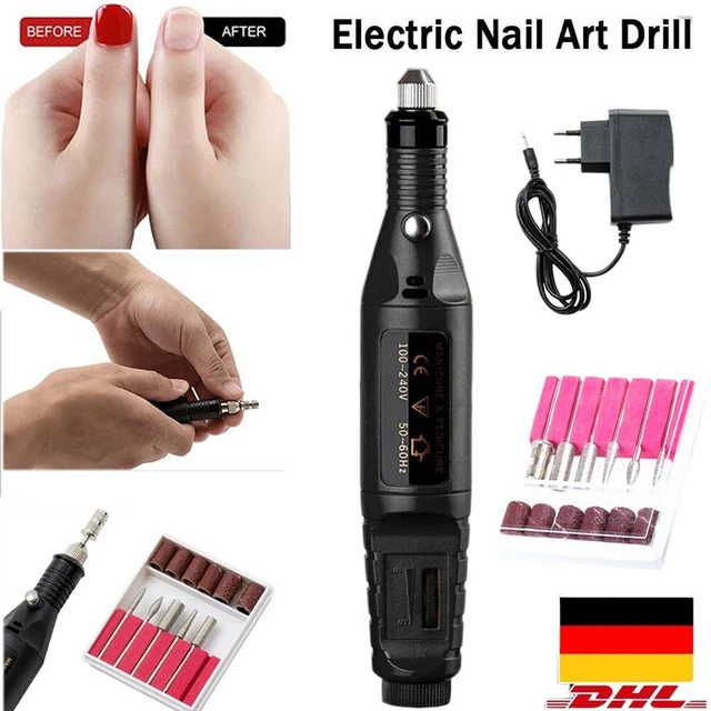 Trapano per unghie acrilico lima elettrica per unghie kit per la rimozione di gel per unghie