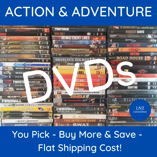 Action & Adventure DVDs Thriller Drama Movies **You Pick** **Read Description**