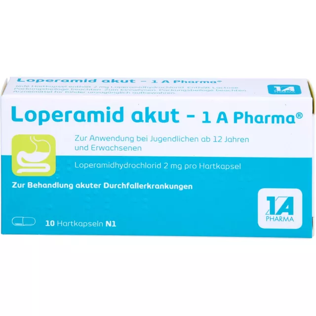 Loperamid akut - 1 A Pharma Hartkapseln, 10 St. Kapseln 1338066