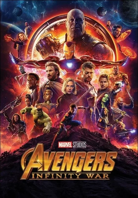 Avengers Infinity War Poster (61X91Cm) One Sheet Movie Key Cover Art