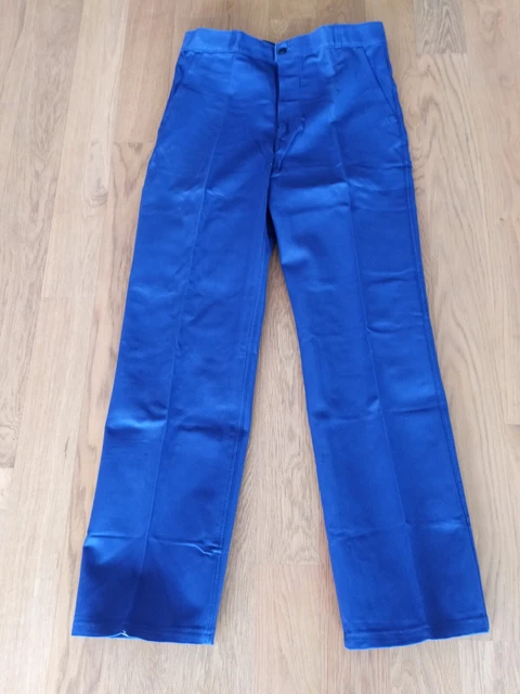 WORKWEAR PANTALON BLEU de travail Marque Beau-Fort vintage EUR 10,00 - FR